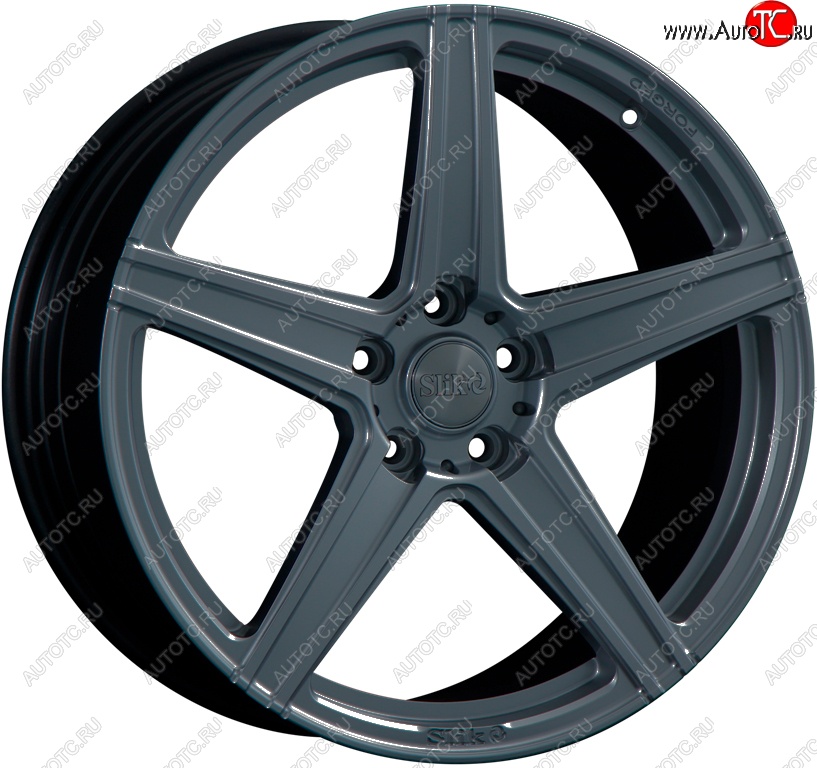 26 799 р. Кованый диск Slik PREMIUM L-728 7.5x17   (Матовый серый титан (TITAN))  с доставкой в г. Чебоксары