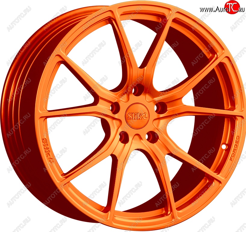 26 799 р. Кованый диск Slik PREMIUM L-733 7.5x17   (Ярко оранжевый (ORANGE))  с доставкой в г. Чебоксары