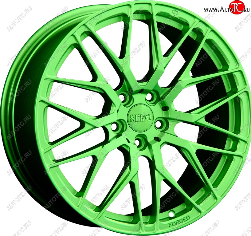 26 799 р. Кованый диск Slik PREMIUM L-734 7.5x17   (RAL 6038 ярко-зеленый (6038))  с доставкой в г. Чебоксары