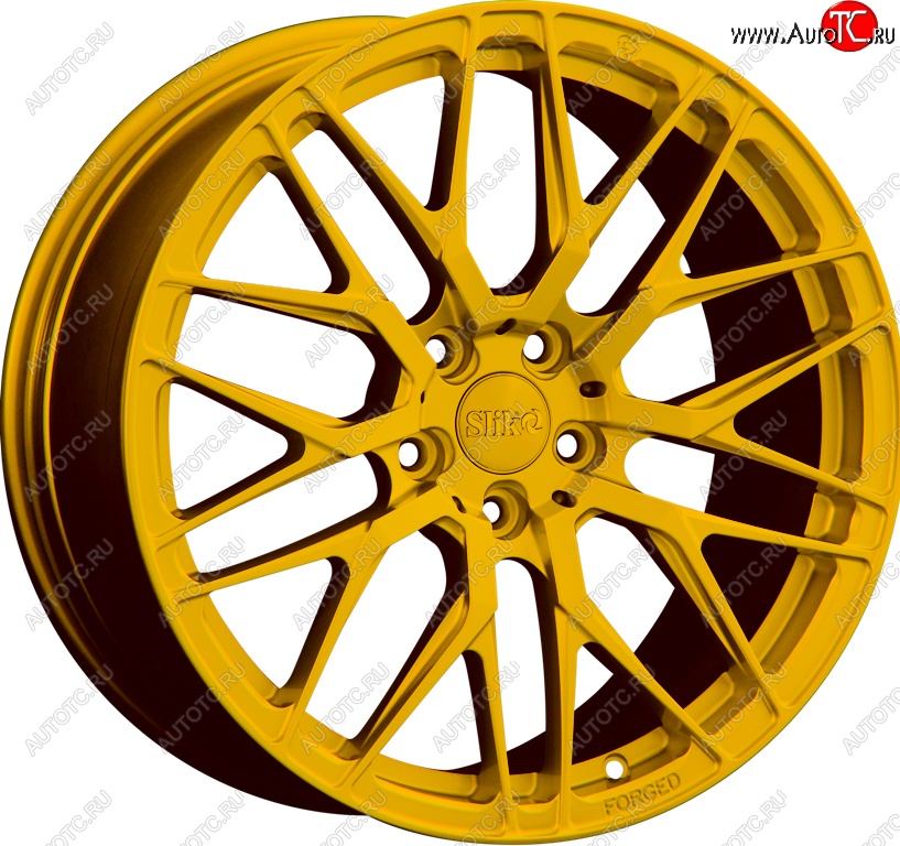 26 799 р. Кованый диск Slik PREMIUM L-734 7.5x17   (Ярко желтый RAL1021 (YELLOW))  с доставкой в г. Чебоксары