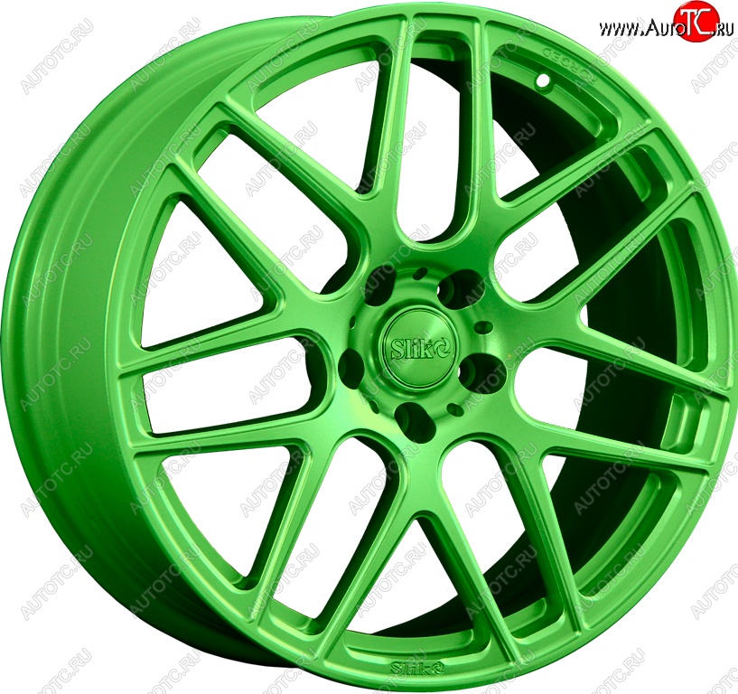35 499 р. Кованый диск Slik PREMIUM L-815 8.0x18   (RAL 6038 ярко-зеленый (6038))  с доставкой в г. Чебоксары