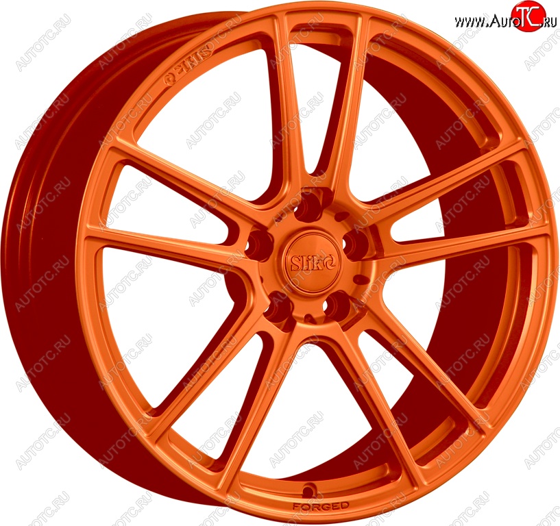 35 499 р. Кованый диск Slik PREMIUM L-817 8.0x18   (Ярко оранжевый (ORANGE))  с доставкой в г. Чебоксары