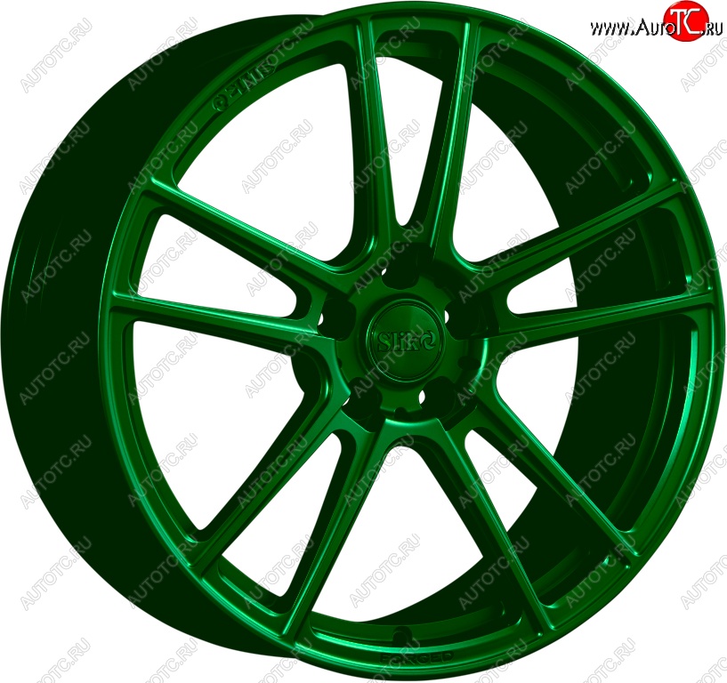 35 499 р. Кованый диск Slik PREMIUM L-817 8.5x18   (Зеленый (GREEEN))  с доставкой в г. Чебоксары