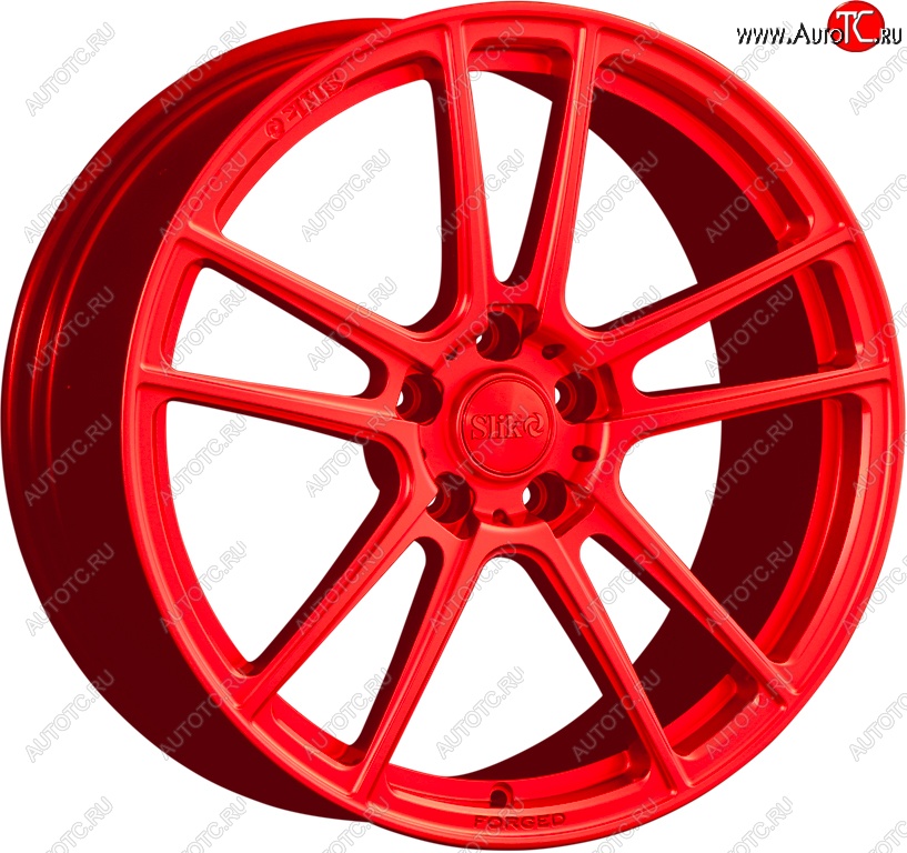 35 499 р. Кованый диск Slik PREMIUM L-817 8.5x18   (RAL 3026 ярко алый (3026))  с доставкой в г. Чебоксары