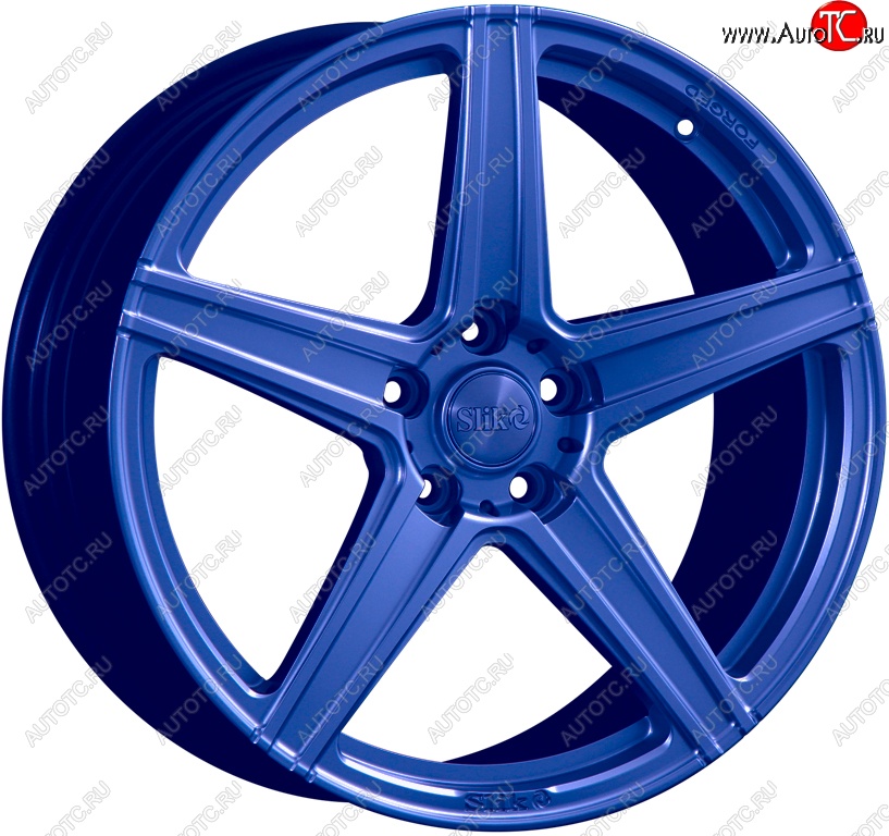 35 499 р. Кованый диск Slik PREMIUM L-819 8.0x18   (Синий (BLUE))  с доставкой в г. Чебоксары