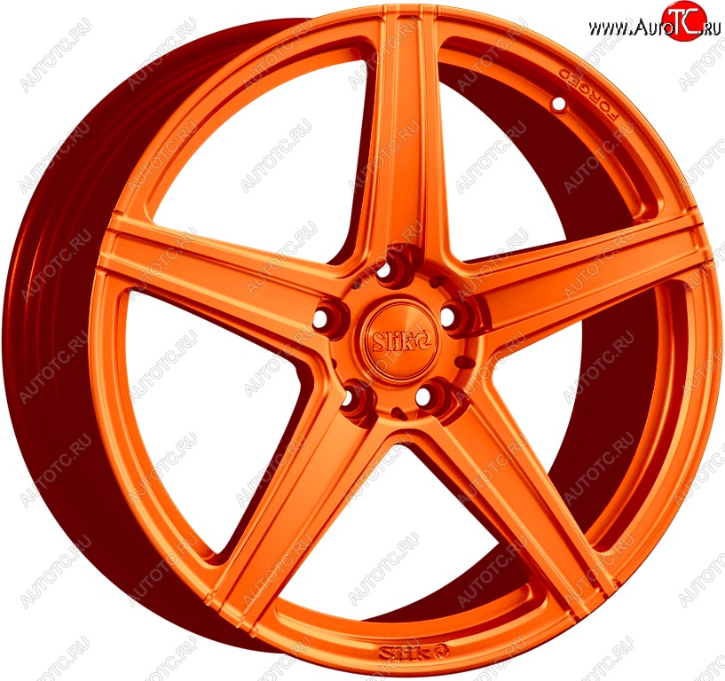 35 499 р. Кованый диск Slik PREMIUM L-819 8.0x18   (Ярко оранжевый (ORANGE))  с доставкой в г. Чебоксары