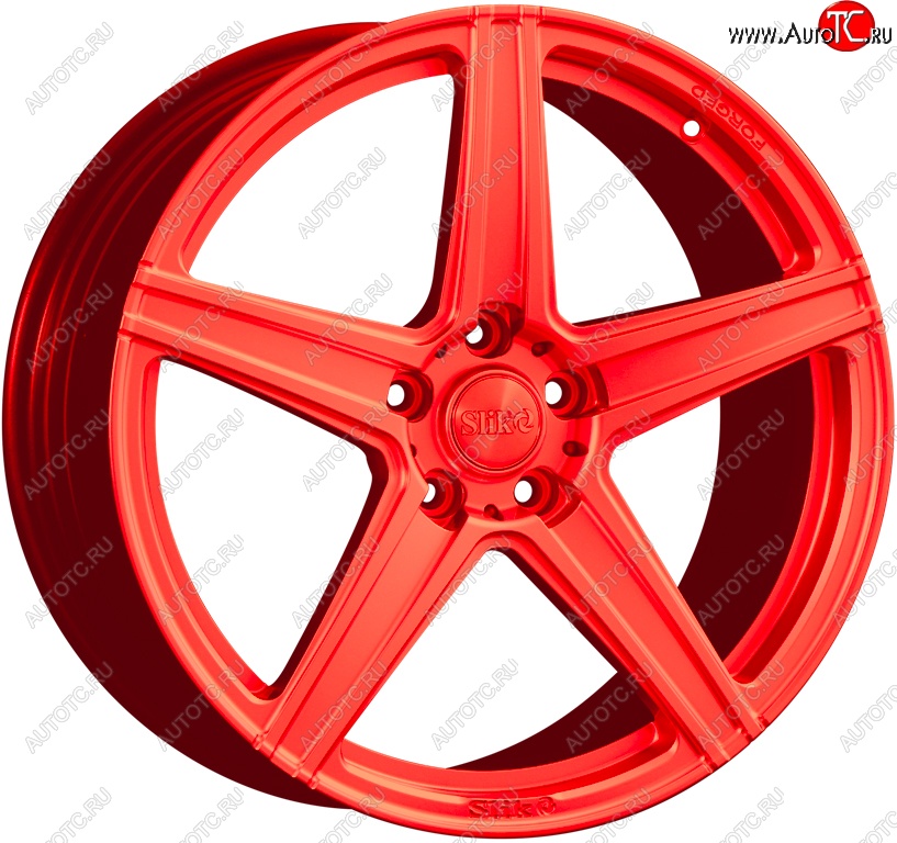 35 499 р. Кованый диск Slik PREMIUM L-819 8.5x18   (RAL 3026 ярко алый (3026))  с доставкой в г. Чебоксары