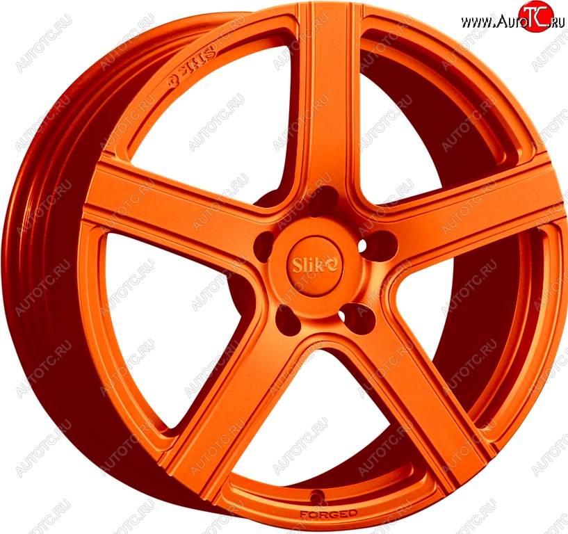 35 499 р. Кованый диск Slik PREMIUM L-822 8.5x18   (Ярко оранжевый (ORANGE))  с доставкой в г. Чебоксары