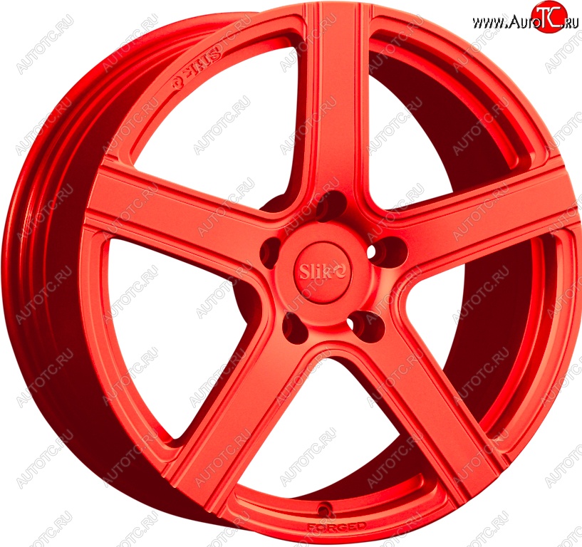 35 499 р. Кованый диск Slik PREMIUM L-822 8.5x18   (RAL 3026 ярко алый (3026))  с доставкой в г. Чебоксары