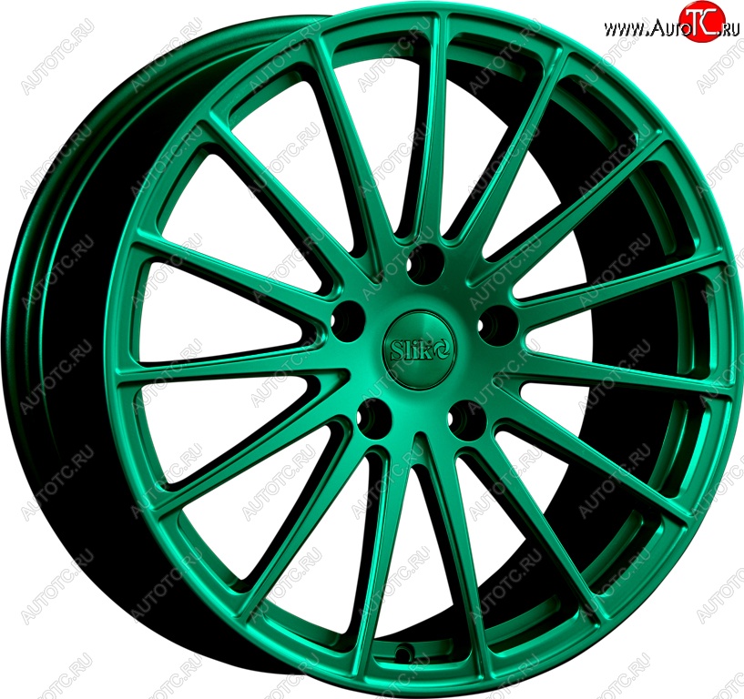 35 499 р. Кованый диск Slik PREMIUM L-823 8.0x18   (Candy изумрудно-зеленый (Candy Green))  с доставкой в г. Чебоксары
