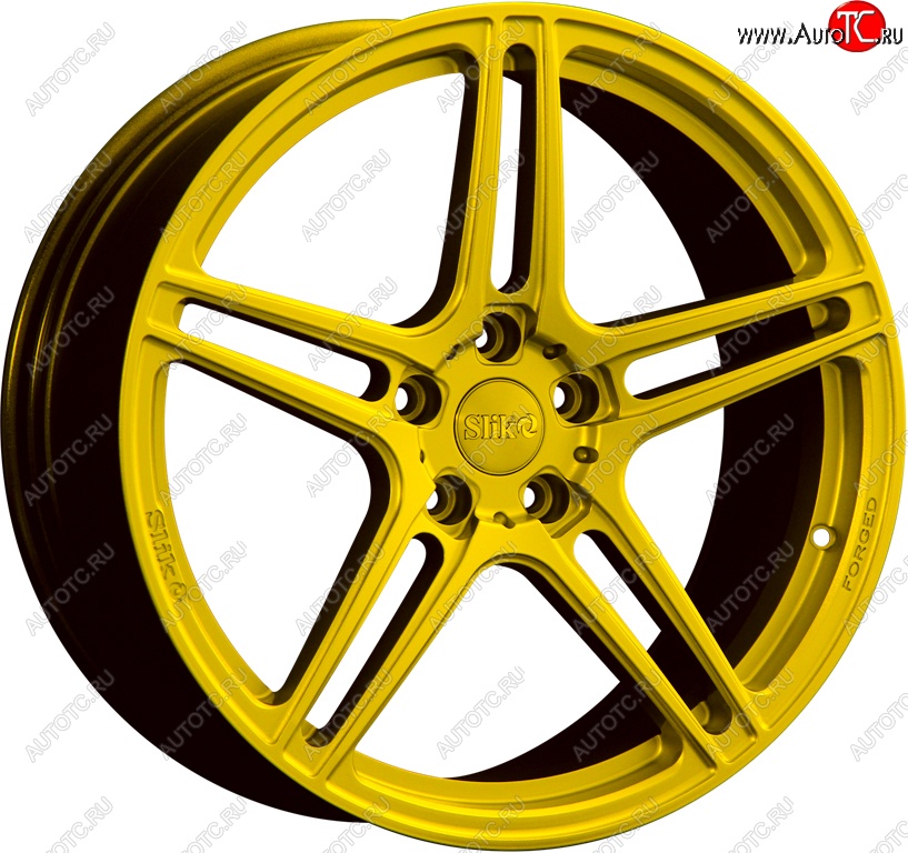 35 499 р. Кованый диск Slik PREMIUM L-824 8.0x18   (Candy ярко-желтый (Candy YELLOW))  с доставкой в г. Чебоксары