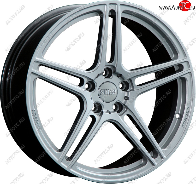 33 199 р. Кованый диск Slik PREMIUM L-824 8.0x18 Cadillac CTS седан (2007-2013) 5x120.0xDIA72.6xET45.0 (Серебристый темный (S25))