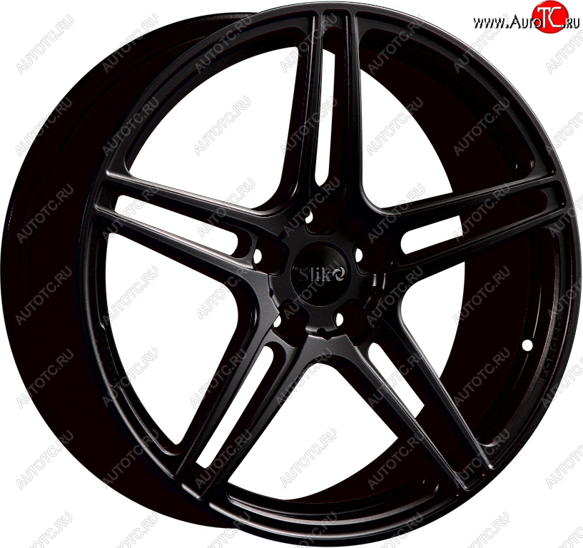 35 499 р. Кованый диск Slik PREMIUM L-824 8.0x18   (Черный глянцевый (BK))  с доставкой в г. Чебоксары