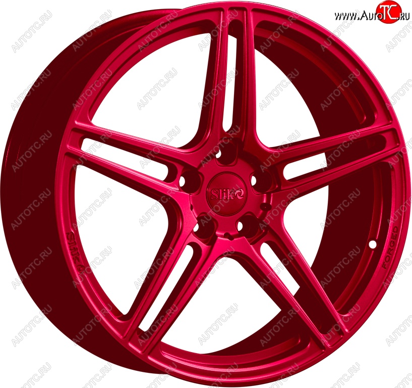35 499 р. Кованый диск Slik PREMIUM L-824 8.5x18   (Candy рубиновый (Candy RUBIN))  с доставкой в г. Чебоксары