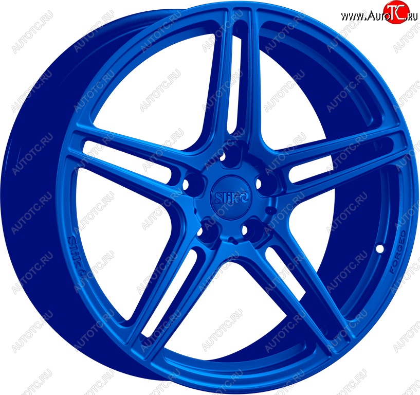 35 499 р. Кованый диск Slik PREMIUM L-824 8.5x18   (Candy синий (Candy BLUE))  с доставкой в г. Чебоксары