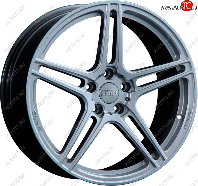 35 499 р. Кованый диск Slik PREMIUM L-824 8.5x18   (Графит глянцевый (GM))  с доставкой в г. Чебоксары