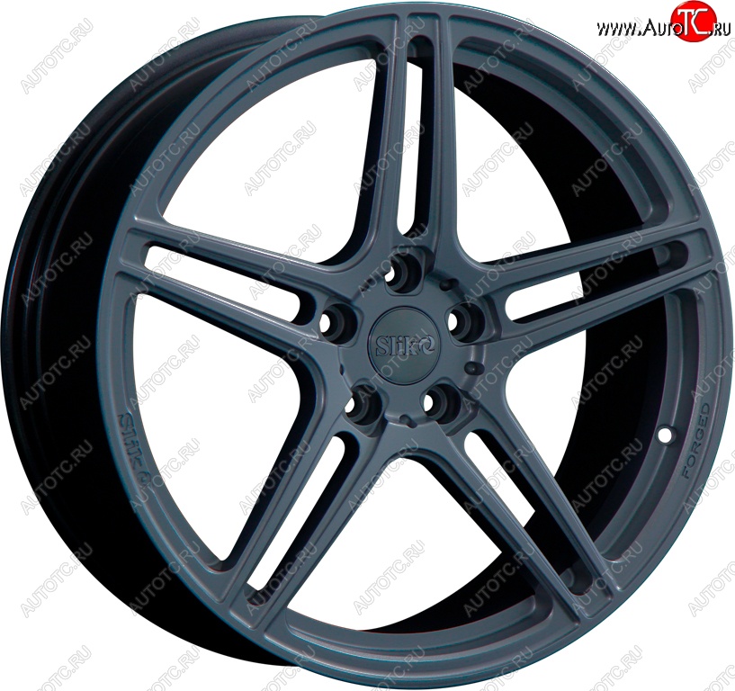 35 499 р. Кованый диск Slik PREMIUM L-824 8.5x18   (Матовый серый титан (TITAN))  с доставкой в г. Чебоксары