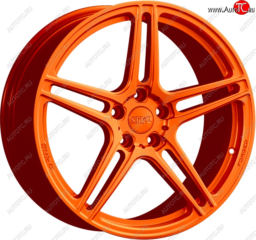 35 499 р. Кованый диск Slik PREMIUM L-824 8.5x18   (Ярко оранжевый (ORANGE))  с доставкой в г. Чебоксары