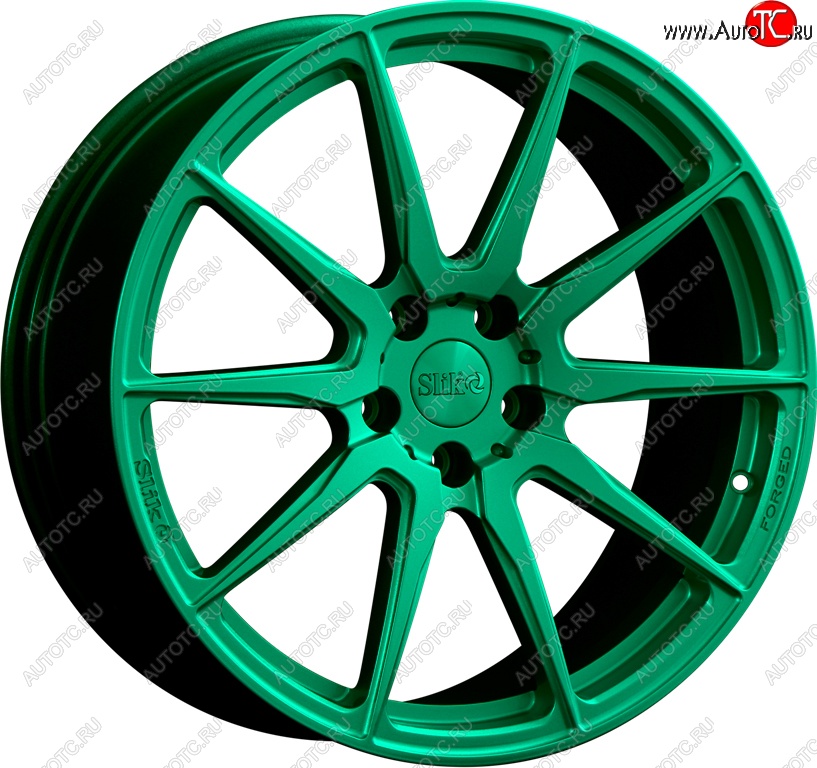 35 499 р. Кованый диск Slik PREMIUM L-826 8.0x18   (Candy изумрудно-зеленый (Candy Green))  с доставкой в г. Чебоксары