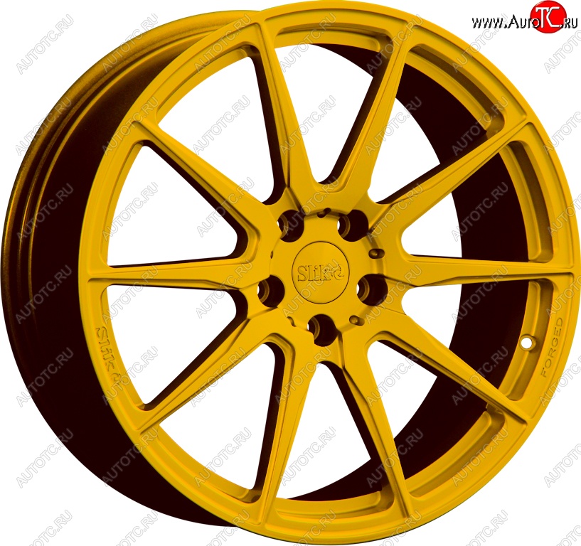 35 499 р. Кованый диск Slik PREMIUM L-826 8.0x18   (Ярко желтый RAL1021 (YELLOW))  с доставкой в г. Чебоксары