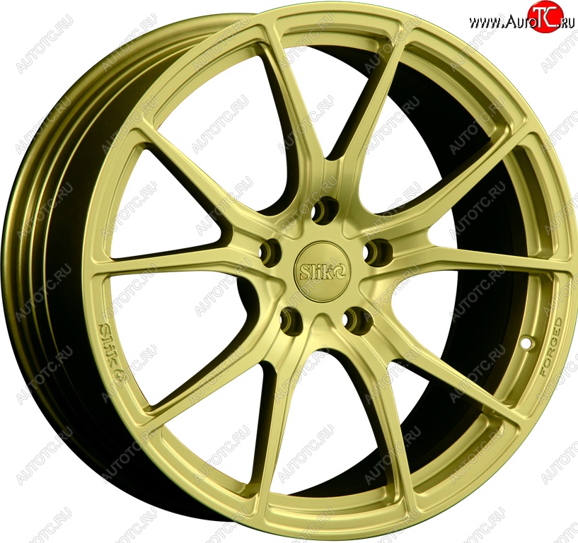 35 499 р. Кованый диск Slik PREMIUM L-827 8.0x18   (Золотой (G))  с доставкой в г. Чебоксары