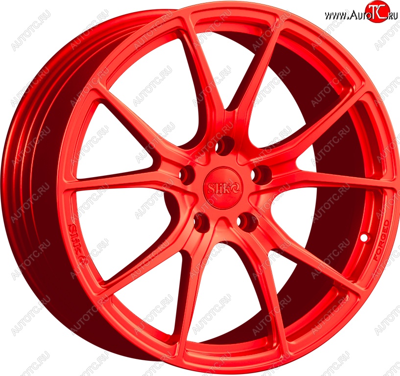 35 499 р. Кованый диск Slik PREMIUM L-827 8.0x18   (RAL 3026 ярко алый (3026))  с доставкой в г. Чебоксары