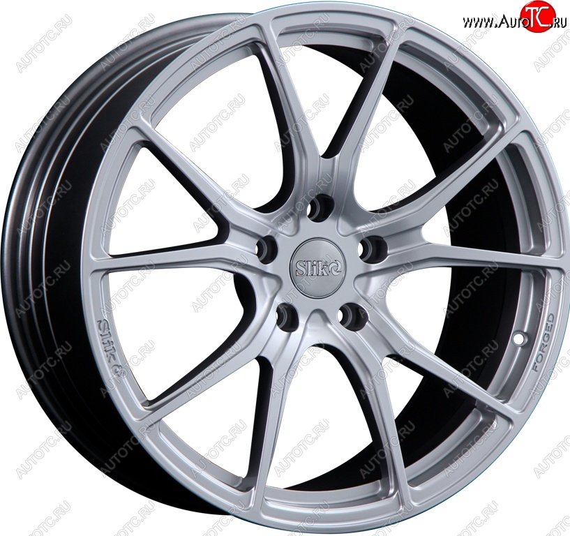 35 499 р. Кованый диск Slik PREMIUM L-827 8.0x18   (Графит глянцевый (GM))  с доставкой в г. Чебоксары