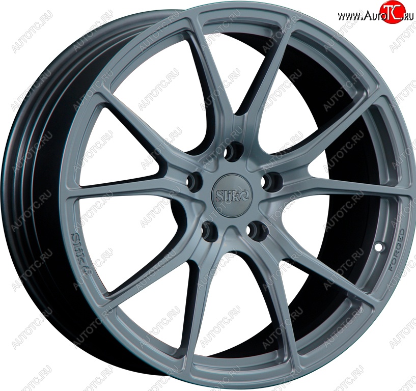 35 499 р. Кованый диск Slik PREMIUM L-827 8.0x18   (Графит матовый (GRF2))  с доставкой в г. Чебоксары