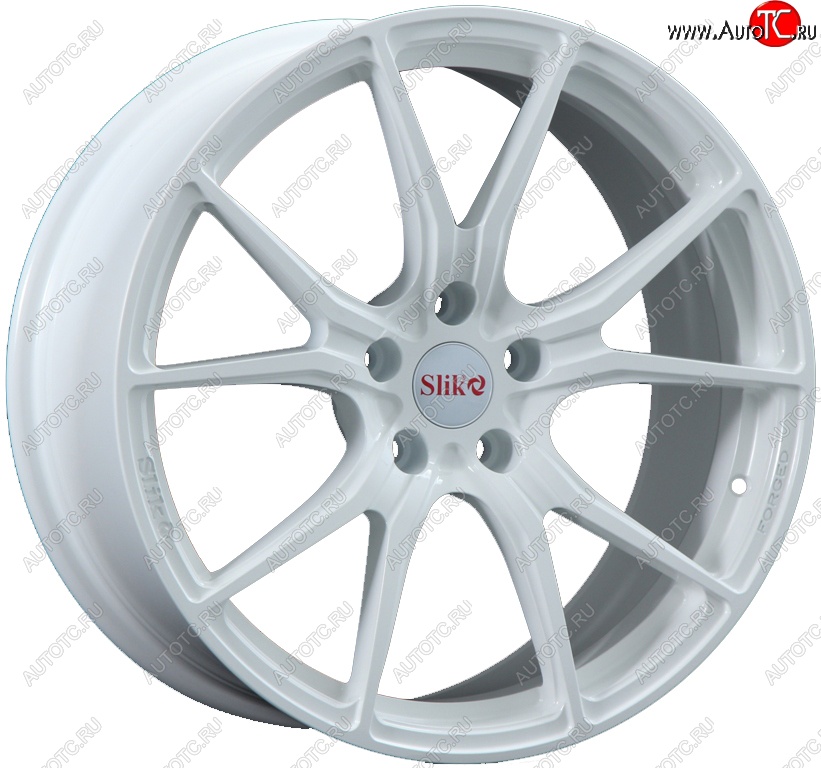 35 499 р. Кованый диск Slik PREMIUM L-827 8.0x18   (Белый (W))  с доставкой в г. Чебоксары