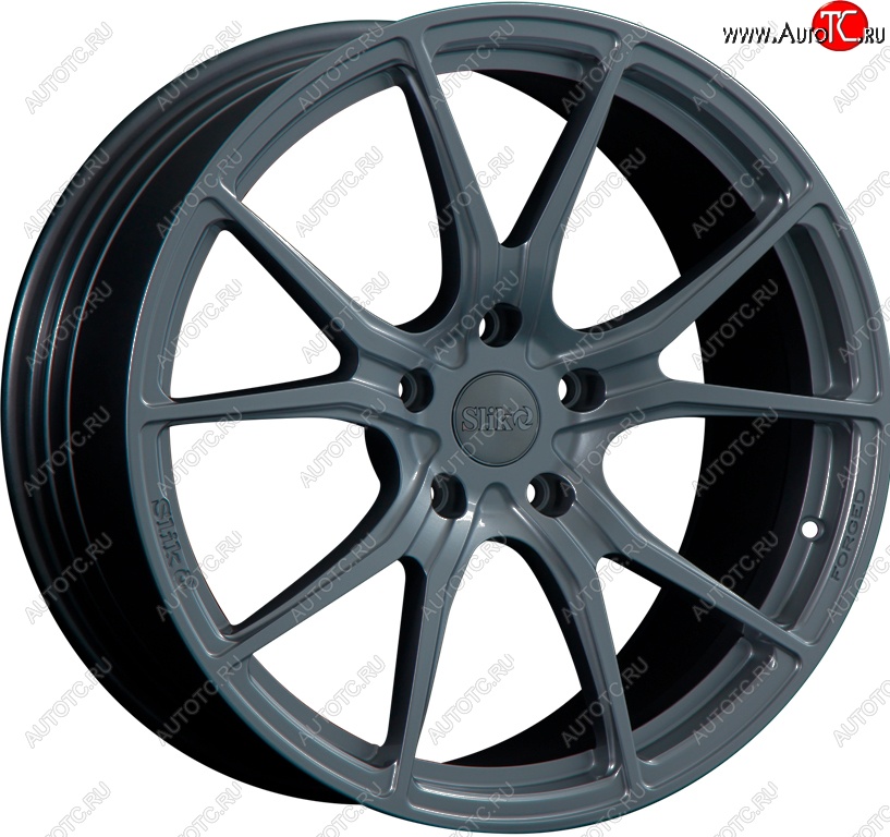35 499 р. Кованый диск Slik PREMIUM L-827 8.5x18   (Матовый серый титан (TITAN))  с доставкой в г. Чебоксары