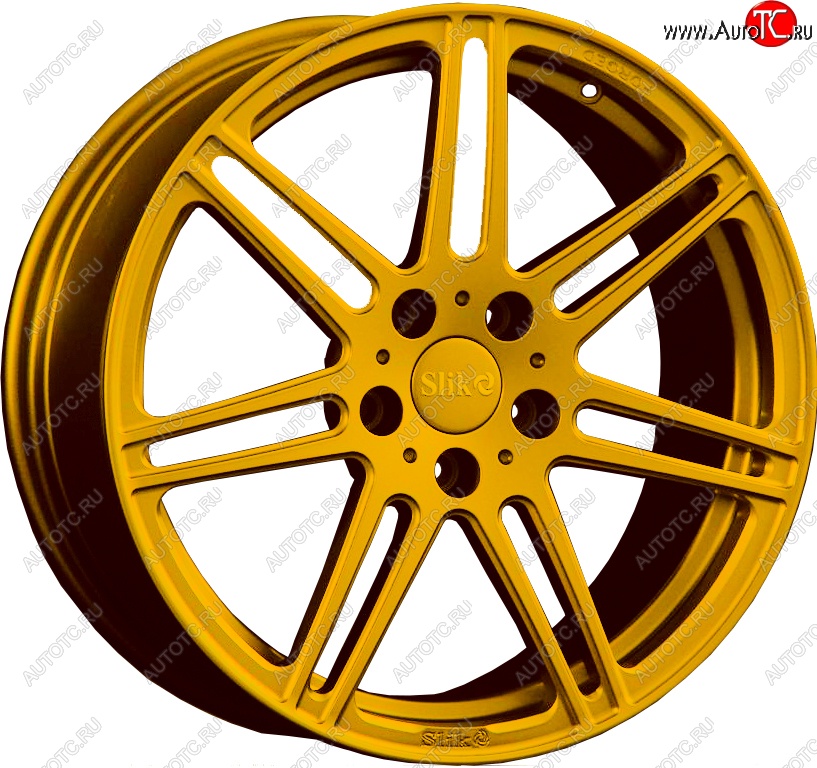 35 499 р. Кованый диск Slik PREMIUM L-828 8.0x18   (Ярко желтый RAL1021 (YELLOW))  с доставкой в г. Чебоксары