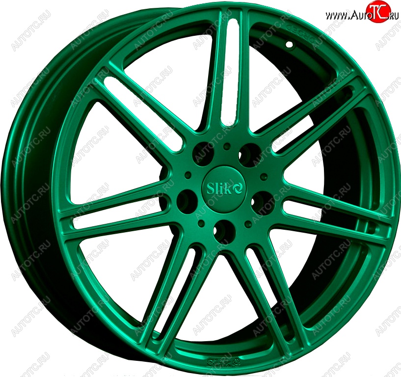 35 499 р. Кованый диск Slik PREMIUM L-828 8.0x18   (Candy изумрудно-зеленый (Candy Green))  с доставкой в г. Чебоксары