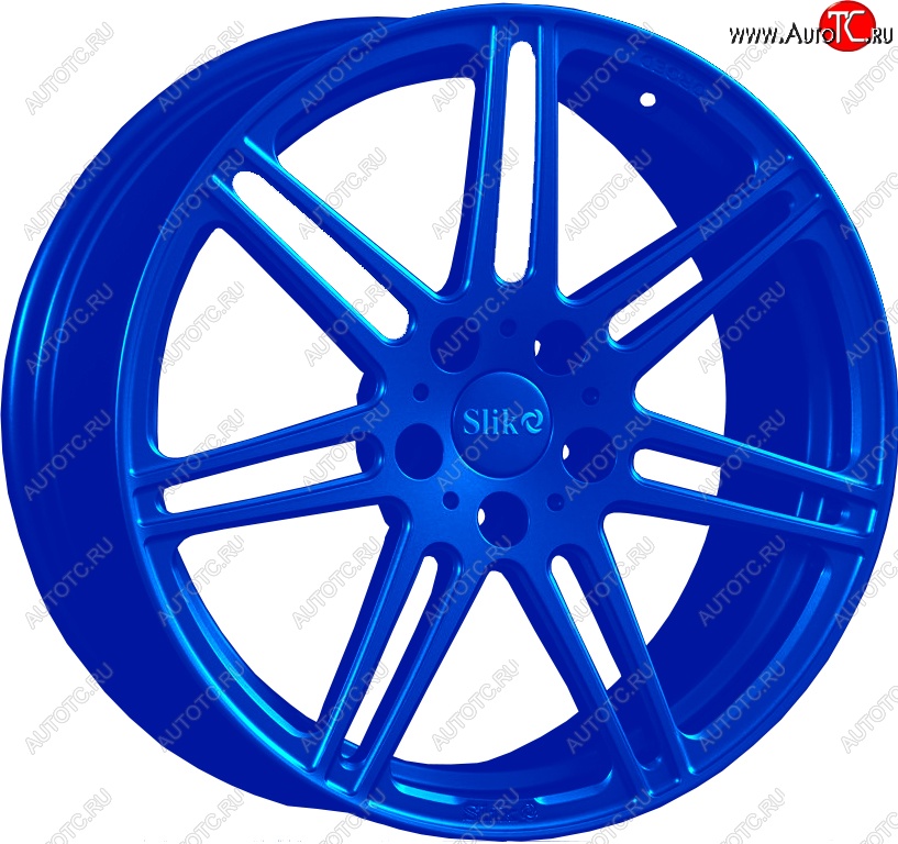 35 499 р. Кованый диск Slik PREMIUM L-828 8.0x18   (Candy синий (Candy BLUE))  с доставкой в г. Чебоксары