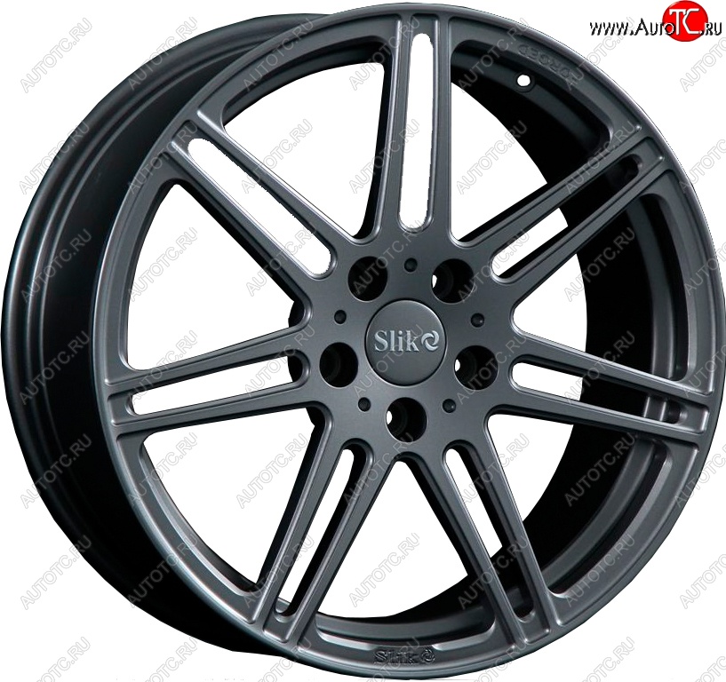 35 499 р. Кованый диск Slik PREMIUM L-828 8.0x18   (Графит глянцевый (GM))  с доставкой в г. Чебоксары