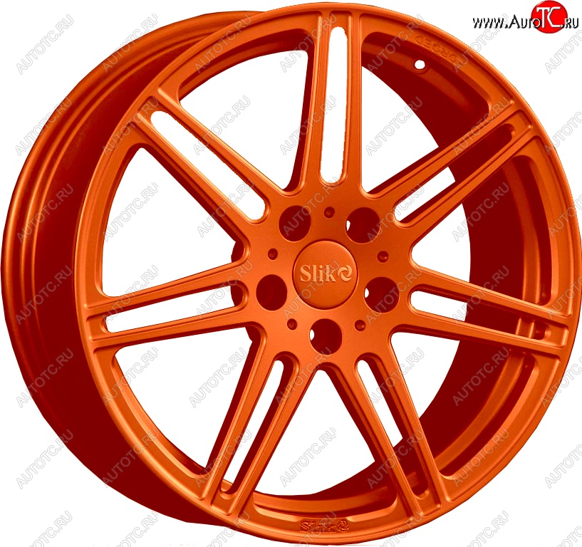 35 499 р. Кованый диск Slik PREMIUM L-828 8.5x18   (Ярко оранжевый (ORANGE))  с доставкой в г. Чебоксары