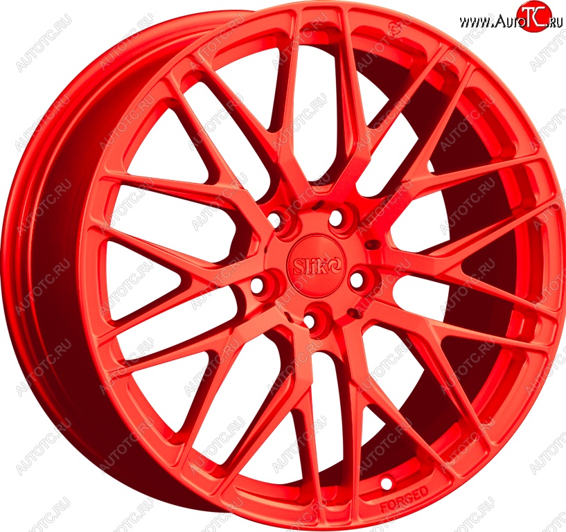 35 499 р. Кованый диск Slik PREMIUM L-829 8.0x18   (RAL 3026 ярко алый (3026))  с доставкой в г. Чебоксары