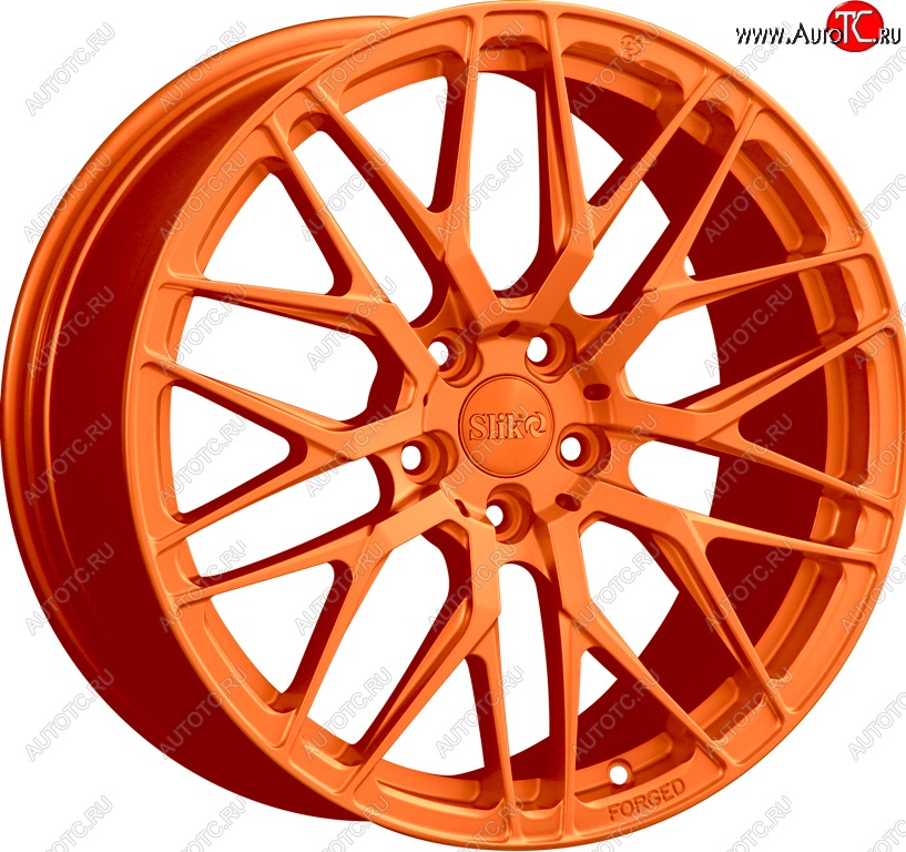 35 499 р. Кованый диск Slik PREMIUM L-829 8.0x18   (Ярко оранжевый (ORANGE))  с доставкой в г. Чебоксары