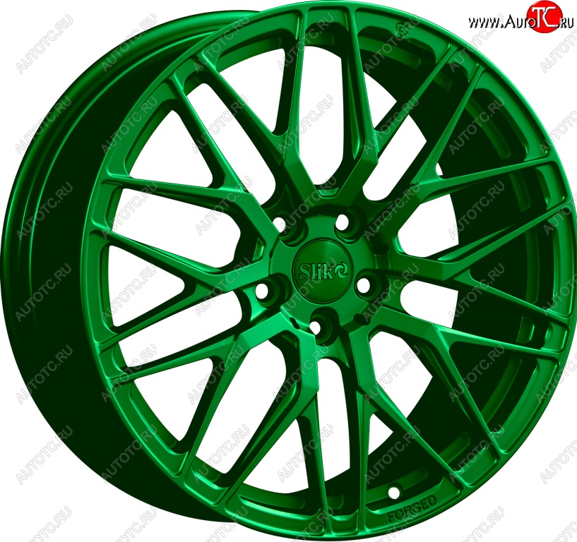 35 499 р. Кованый диск Slik PREMIUM L-829 8.5x18   (Зеленый (GREEEN))  с доставкой в г. Чебоксары