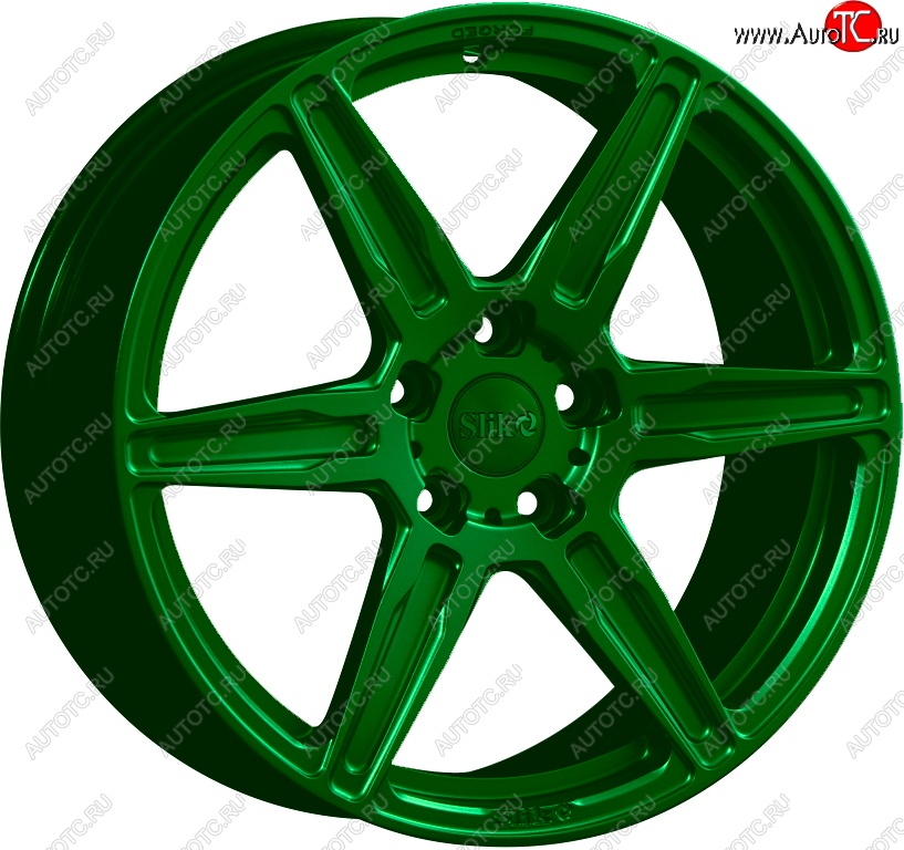 35 499 р. Кованый диск Slik PREMIUM L-831 8.5x18   (Зеленый (GREEEN))  с доставкой в г. Чебоксары