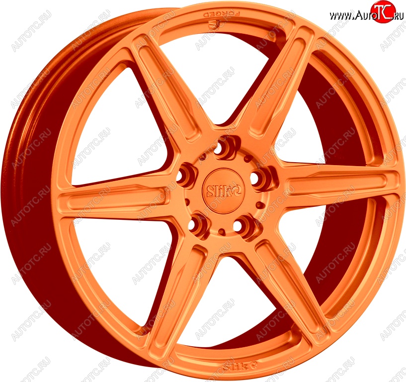 35 499 р. Кованый диск Slik PREMIUM L-831 8.5x18   (Ярко оранжевый (ORANGE))  с доставкой в г. Чебоксары