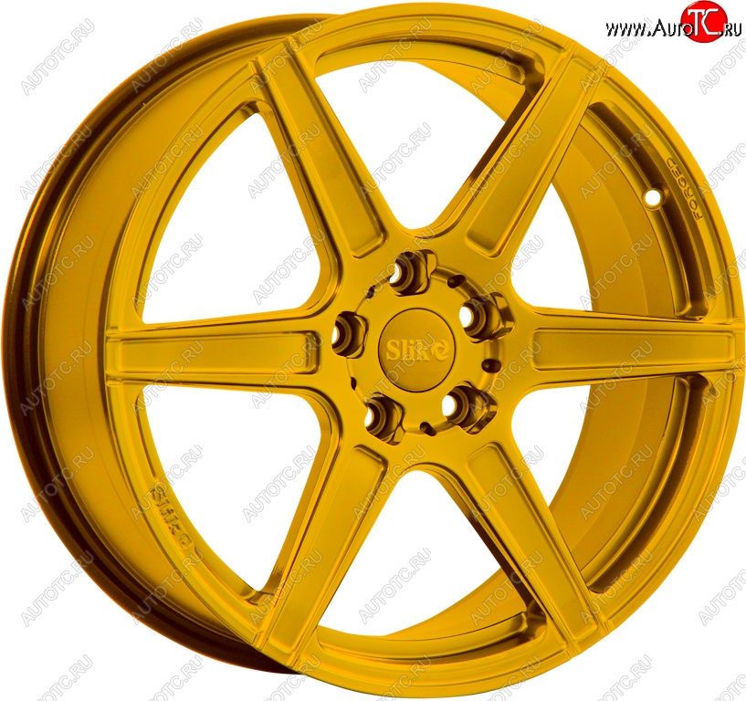 35 499 р. Кованый диск Slik PREMIUM L-832 8.0x18   (Ярко желтый RAL1021 (YELLOW))  с доставкой в г. Чебоксары