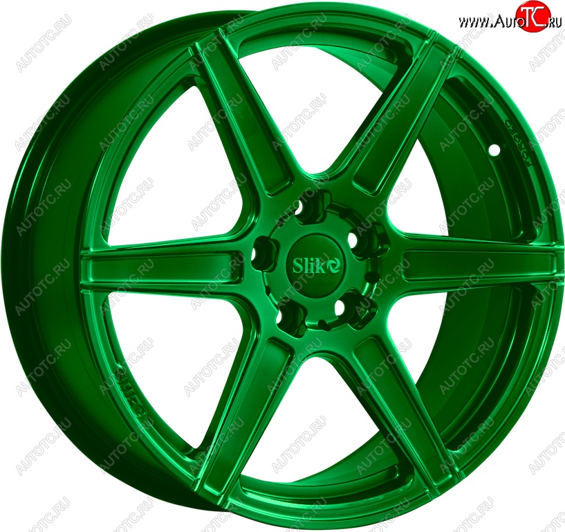 35 499 р. Кованый диск Slik PREMIUM L-832 8.0x18   (Зеленый (GREEEN))  с доставкой в г. Чебоксары