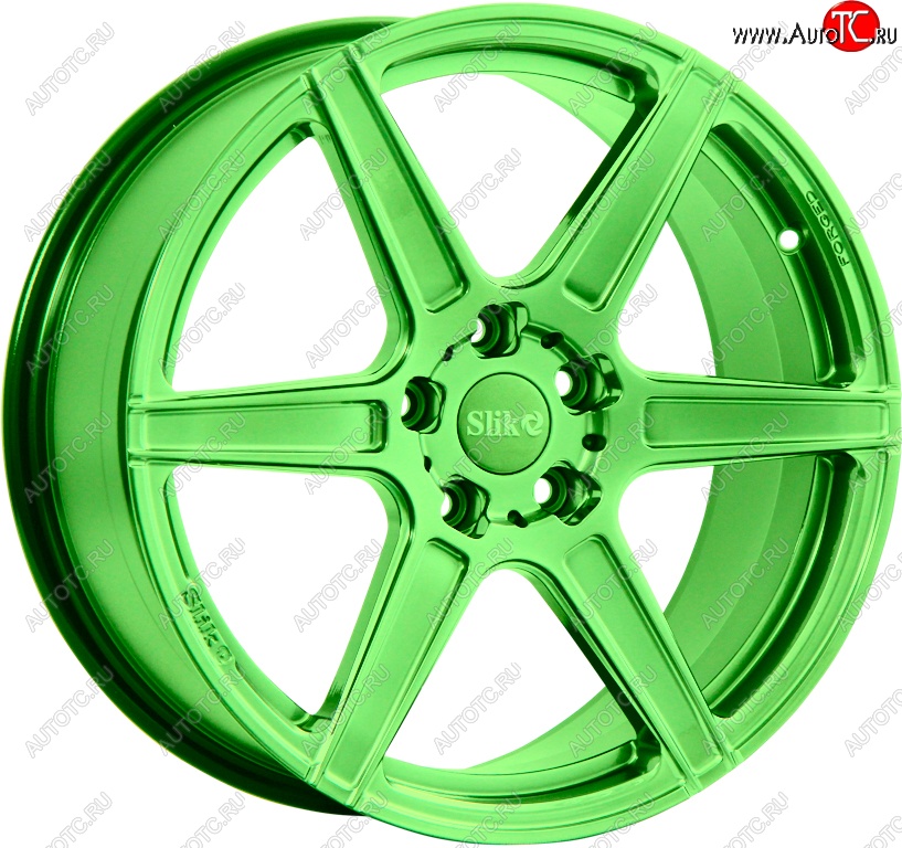 35 499 р. Кованый диск Slik PREMIUM L-832 8.5x18   (RAL 6038 ярко-зеленый (6038))  с доставкой в г. Чебоксары