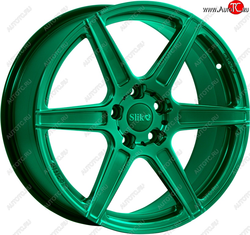 35 499 р. Кованый диск Slik PREMIUM L-832 8.5x18   (Candy изумрудно-зеленый (Candy Green))  с доставкой в г. Чебоксары