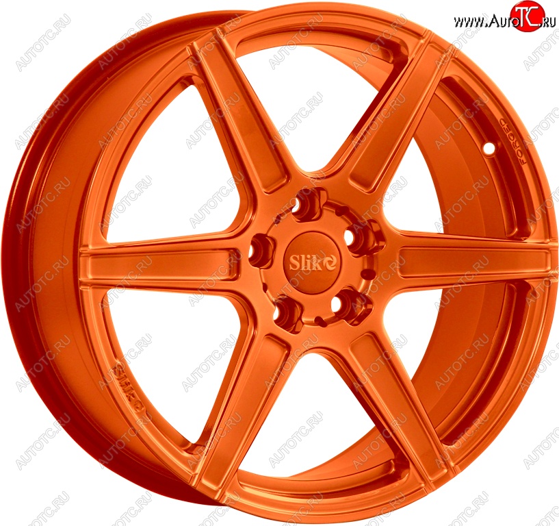 35 499 р. Кованый диск Slik PREMIUM L-832 8.5x18   (Ярко оранжевый (ORANGE))  с доставкой в г. Чебоксары