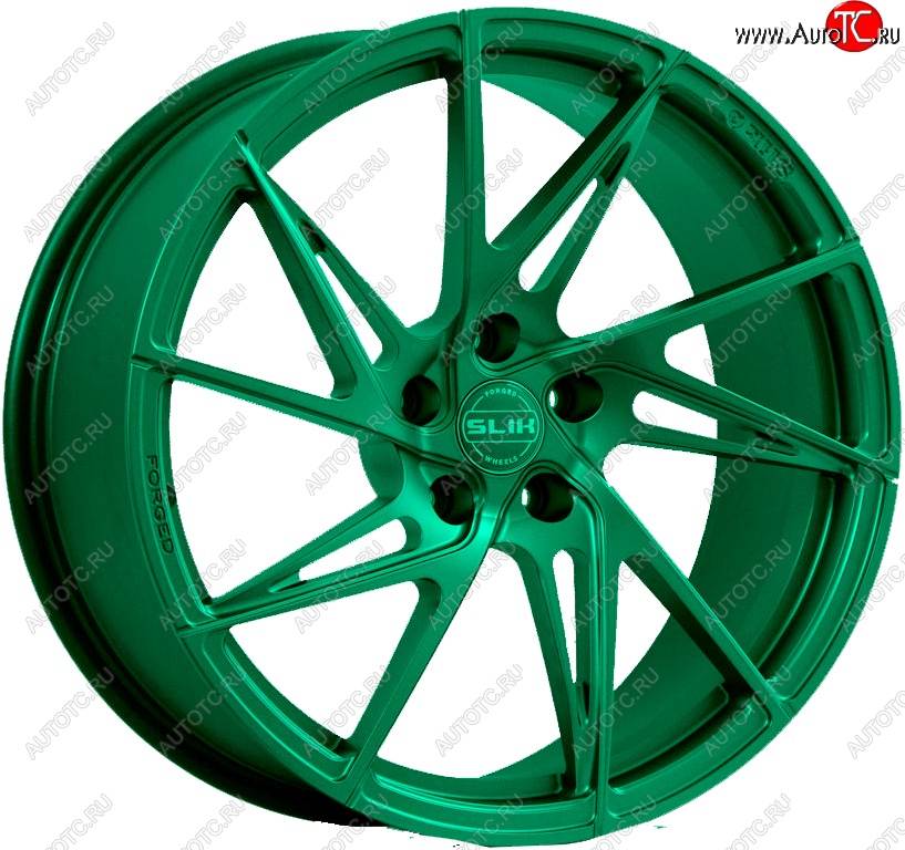 35 499 р. Кованый диск Slik PREMIUM L-836 8.0x18   (Candy изумрудно-зеленый (Candy Green))  с доставкой в г. Чебоксары