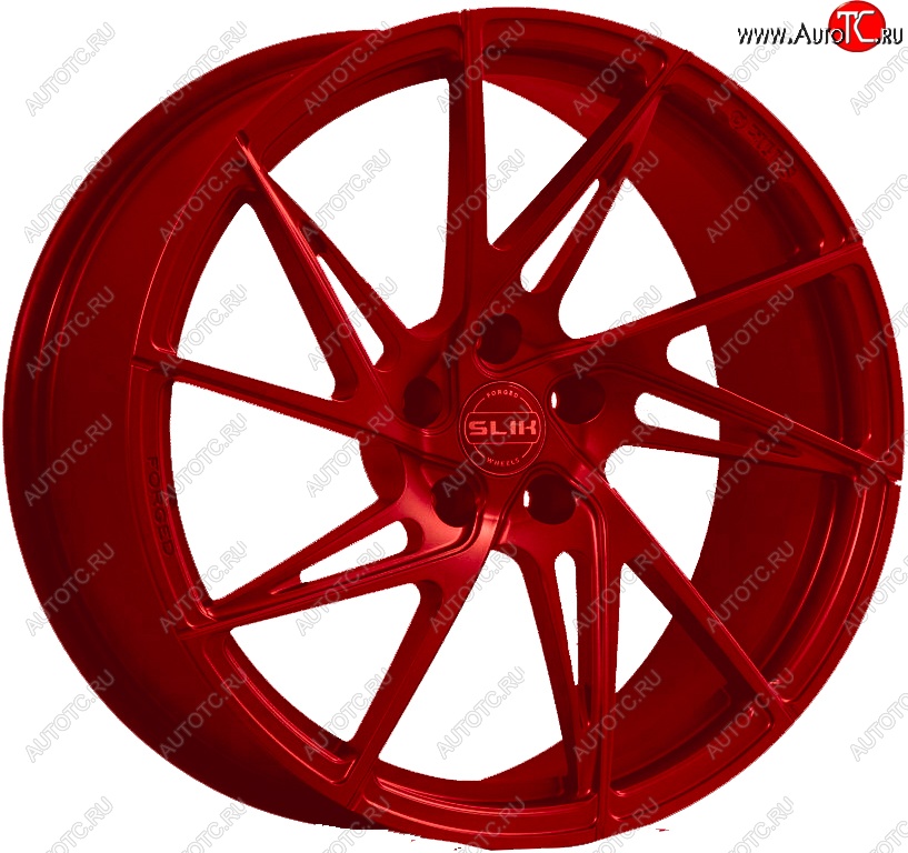 35 499 р. Кованый диск Slik PREMIUM L-836 8.0x18   (Красный (RED))  с доставкой в г. Чебоксары