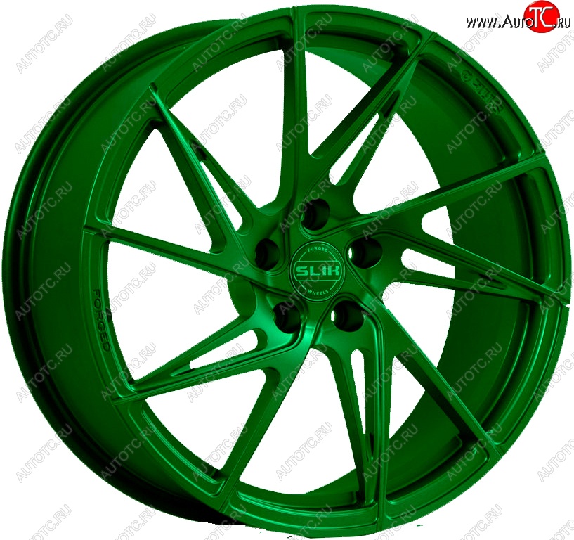 35 499 р. Кованый диск Slik PREMIUM L-836 8.5x18   (Зеленый (GREEEN))  с доставкой в г. Чебоксары
