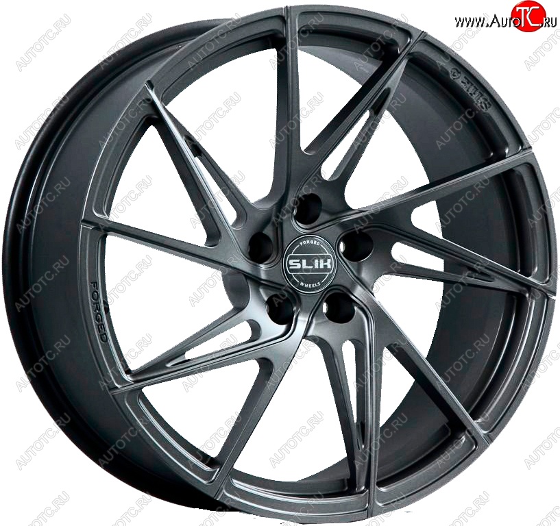 35 499 р. Кованый диск Slik PREMIUM L-836 8.5x18   (Темный хром (DC))  с доставкой в г. Чебоксары