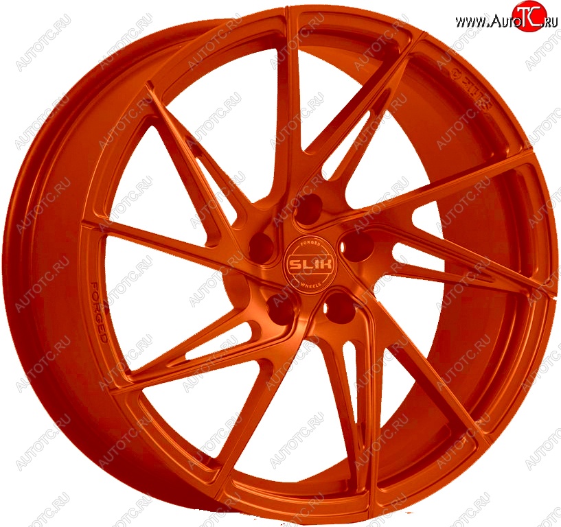 35 499 р. Кованый диск Slik PREMIUM L-836 8.5x18   (Ярко оранжевый (ORANGE))  с доставкой в г. Чебоксары